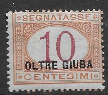 Oltre Giuba Mh * 15 Euros 1925 Postage Due - Oltre Giuba