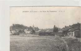 JUSSEY    70  HAUTE SAONE  - PHOTO -  LA GARE DU TRAMWAY - Jussey