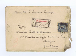 C25A58) Portugal 1906 Francisco Tavares Proença > Aurélio Pinto Castelo Branco Diretor Asilo D. Maria Pia LISBOA - Briefe U. Dokumente