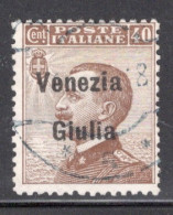 Italy 1918 -1919 Italian Stamps Overprinted "Venezia Giulia"in Fine Used - Usati