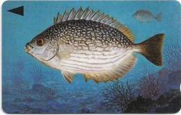 Bahrain - Batelco (GPT) - Fish Of Bahrain - Streaked Rabbitfish - 40BAHG (Normal 0, Flat Top ''3''), 1996, 25Units, Used - Baharain