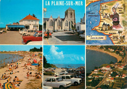 CPSM LA PLAINE SUR MER Et Ses Plages - Multivues  - Timbre    L2263 - La-Plaine-sur-Mer