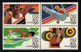 USA 1983 Airmail Summer Olympics 1984. Block Of 4. Postfris MNH** Scott C108a - 3b. 1961-... Ongebruikt