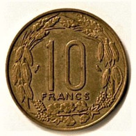 ETAT DE L'AFRIQUE EQUATORIALE / CAMEROUN / 10 FRANCS / 1961 - Costa Francesa De Los Somalíes