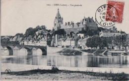 GIEN (45) - Vue Générale - Marchand 1225 - 1909 - Gien