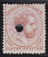 Espagne    .  Y&T   .   127       .   O    .   Trou - Used Stamps