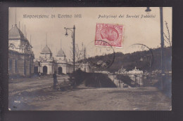 CP ITALIE TORINO Esposizione 1911 Padiglioni Dei Servizi Pubblici - Expositions