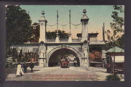 CP ITALIE TORINO Esposizione 1911 Tunnel Passaggio All Esposizione - Exposiciones