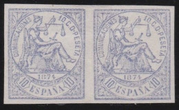 Espagne    .  Y&T   .   143  Nd  Paire      .   (*)     .   Neuf Sans Gomme - Unused Stamps