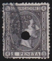 Espagne    .  Y&T   .   160    .   O    .    Trou - Used Stamps