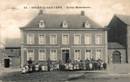N°105097 -cpa Solre Le Château -école Maternelle- - Solre Le Chateau
