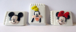 Fèves Brillantes Plates - Les Croquis De Mickey X3 - Disney - Disney