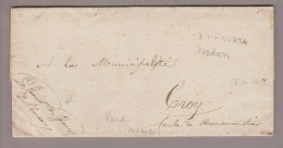 CH Heimat VD Yverdon 1815-08-18 Militär-Vorphilabrief Nach Romainmotier - ...-1845 Prefilatelia
