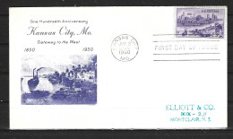 USA. N°545 De 1950 Sur Enveloppe 1er Jour. Kansas City. - 1941-1950