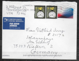 USA  Lettre 2012  Montre - Storia Postale