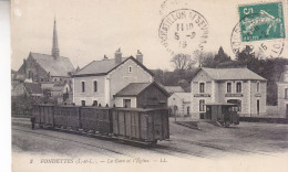 FONDETTES LA GARE ET L EGLISE - Fondettes