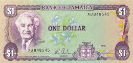 Jamaica 1 Dollar, P-68Aa (01.01.1985) - About Uncirculated - Giamaica
