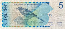 Netherland Antilles 5 Gulden, P-22a (31.03.1986) - Very Fine - Antillas Neerlandesas (...-1986)