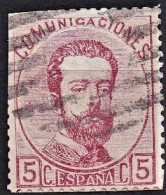 ESPAGNE AMEDEE I 1872 Y&T N° 117 Oblitéré Used - Usati