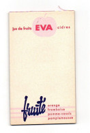 Carnet De Note Ou Facture Jus De Fruits EVA Cidres Fruité - Format : 8x14 cm - Fatture