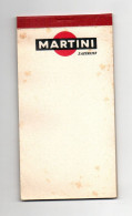 Carnet De Note Ou Facture Martini L'apéritif - Format : 8.5x16.5 cm - Fatture