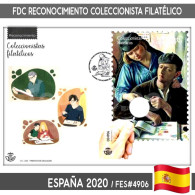 D0005# España 2020. FDC Reconocimiento Coleccionista Filatélico (NS) FES#6042 - FDC