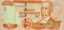 BOLIVIA 20 BOLIVIANOS 2015 - P-244a.1 - CIRC. - Bolivie