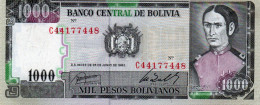 BOLIVIA 1000 BOLIVIANOS 1982 P-167a.3.2 XF++AUNC - Bolivien