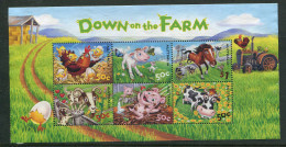 AUSTRALIA - 2005 DOWN ON THE FARM  MINI-SHEET MS 2564 UMM - Mint Stamps