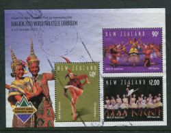 NEW ZEALAND 2003 BANGKOK  MINI-SHEET MS 2651 FU - Usados