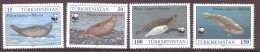 Turkmenistan 30 T/m 34 MNH ** WWF WNF Animals Nature (1993) - Turkmenistan