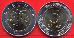 Lithuania 5 Litai 2009 UNC - Lithuania