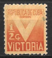 CUBA....." 1942.."....RED CROSS.....SG458.......USED.. - Gebraucht