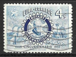CUBA...." 1955.."....ROTARY......SG722.....USED.... - Used Stamps
