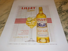 PUBLICITE LILLET TONIC 2016 - Alcohols