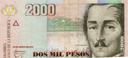 COLOMBIA 2000 PESOS  2013 P-457u  CIRC.xf - Colombie