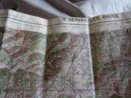 SAINT GERVAIS LES BAINS  1922 - Mapas Geográficas