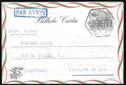 Aerogramme Macau China Chine - Macau Macao Franquia 40 Avos - Bilhete Carta Avião Aerograma - Postal Stationery