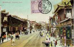 China  Shanghai Nanking Road Couleur 1908 - China