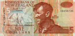 NEW ZEALAND  5 Dollars 1993 P-177a.2   CIRC. - Nouvelle-Zélande