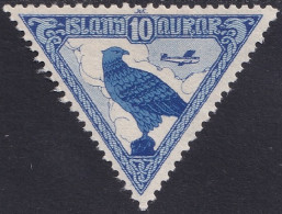 Iceland 1930 Sc C3  Air Post MLH* - Aéreo