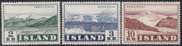 Iceland 1957 Sc 302-4  Set MNH**/MLH* - Unused Stamps