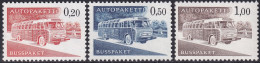 Finland 1963 Sc Q11-3  Parcel Post Partial Set MNH** - Bus Parcels / Colis Par Autobus / Pakjes Per Postbus