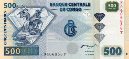 CONGO DEMOCRATIC REPUBLIC 500 FRANCS 2002 P-96 A.1 UNC - RARA SUFIX - T - République Démocratique Du Congo & Zaïre