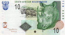 SOUTH AFRICA 10 RAND 1999 P-123b  AUNC - Suráfrica