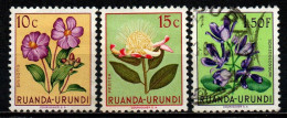 RUANDA URUNDI - 1953 - Flowers - USATI - Usados