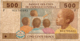 CENTRAL AFRICAN STATES 500 FRANCS 2002 P-506 Fa F For Equatorial Guinea  CIRC. - Estados Centroafricanos