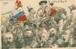 POLITIQUE MILLE Caricature Satirique Espagne Alphonse XIII Vive Le Roy - Mille