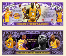 USA - FANTASY NOTE -  KOBE  BRYANT , BASKETBALL  PLAYER  - UNC - Altri & Non Classificati