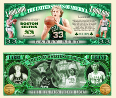 USA - FANTASY NOTE -  LARRY  BIRD , BASKETBALL  PLAYER  - UNC - Other & Unclassified